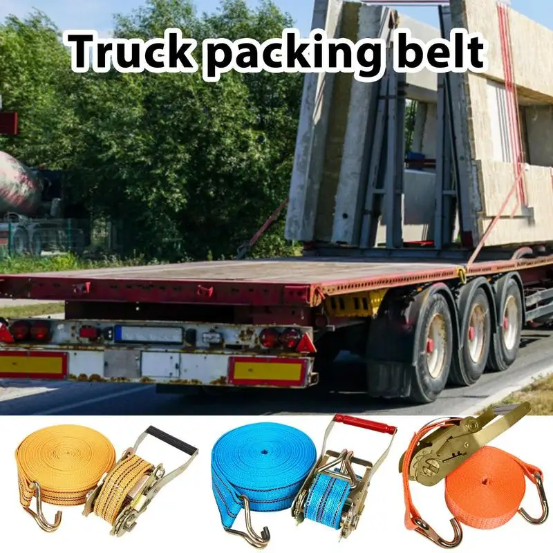 

Truck Tie Down Straps 15m Thickened Truck Strap Car Fixed Tightener Tighten Rope Binding Strapping Tensioner Truck Fastener Rope