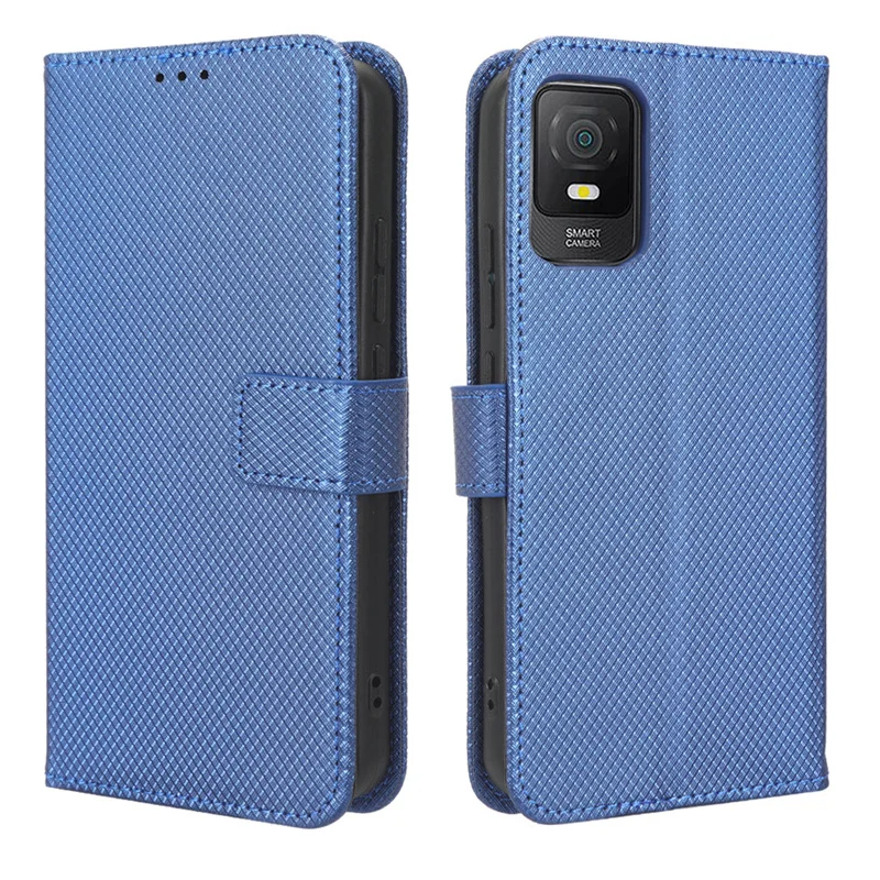 For TCL 403 T431A Luxury Cover Flip Diamond Pattern Skin PU Leather Wallet Stand Case For TCL403 Tcl 403 T431D Phone Bags