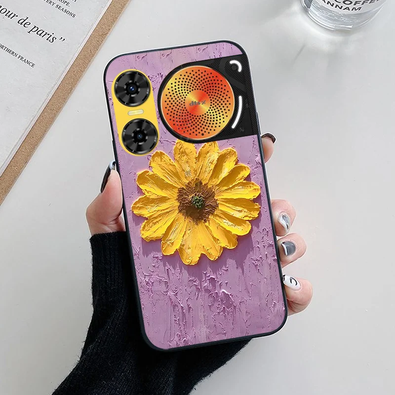 Fashionable Soft Silicone Back Case - Cute Design