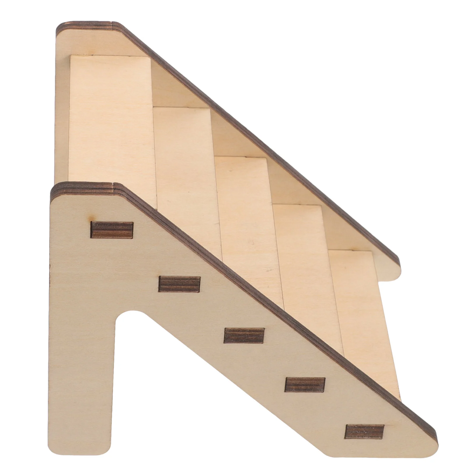 Wooden Material Small Pet Ladder Cage Climbing Platform Hamster Toys Rat Biting Toy Guinea Pig Ladder Pet Products Wooden Stairs