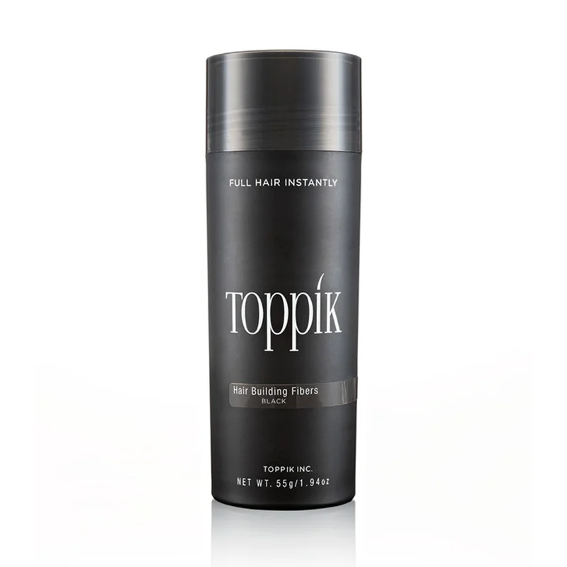Toppik Hair Building Fibers for Thinning Hair - Black Instant Hair Thickening Natural Look