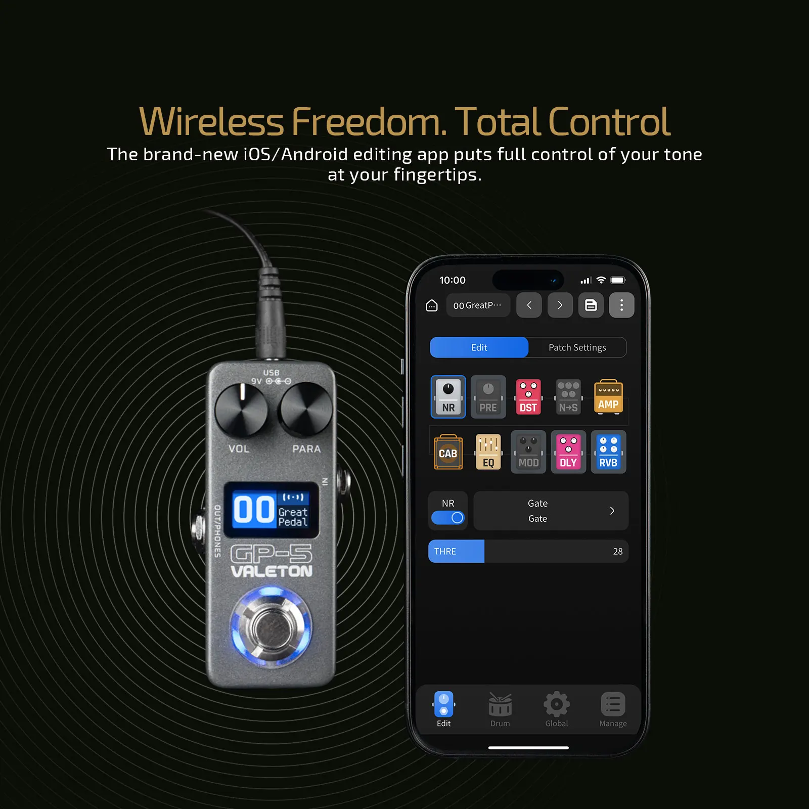 VALETON GP-5 スーパーコンパクト マルチエフェクト プロセッサー NAM