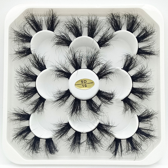 Pairs 25mm 3D Mink Lashes Bulk Russian Volume Fluffy Natural False Eyelashes Thick Dramatic Mink Eyelashes Wholesale maquiagem