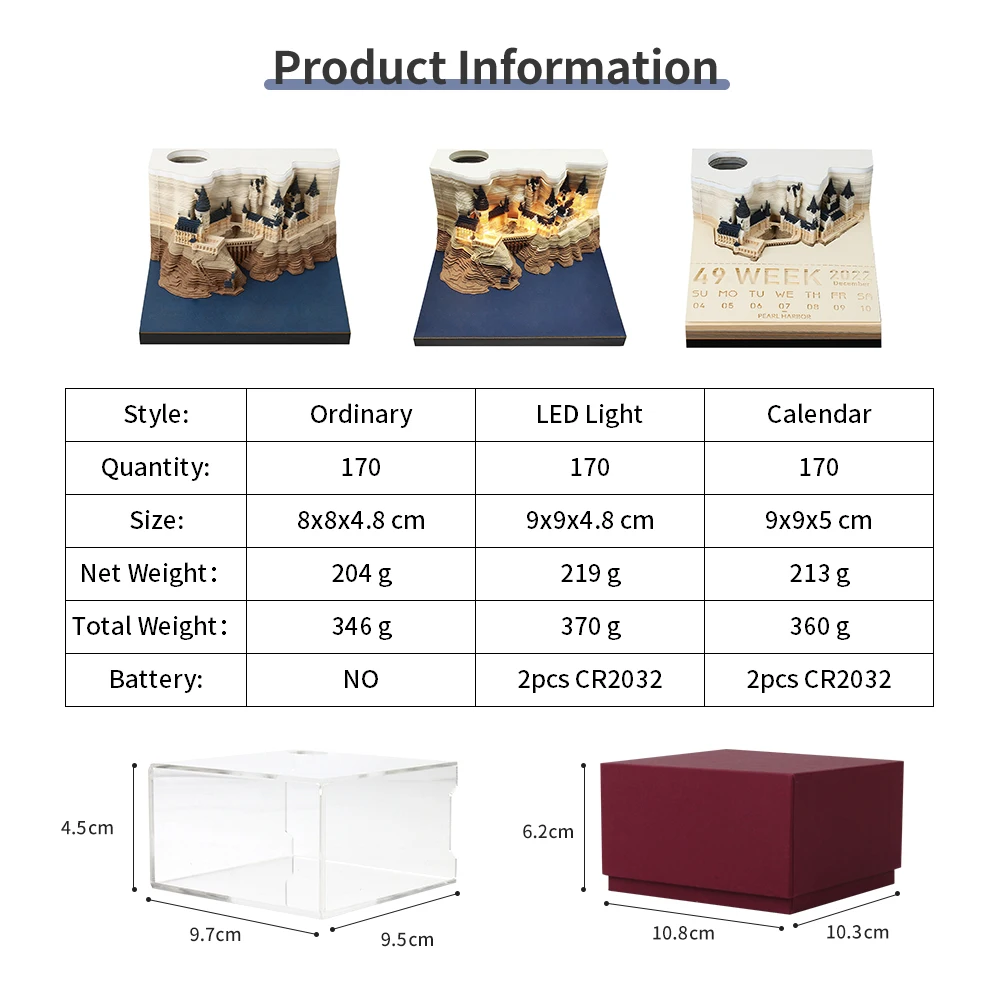 Рисунок 6 - 3d-блокнот omoshiking с волшебным замком