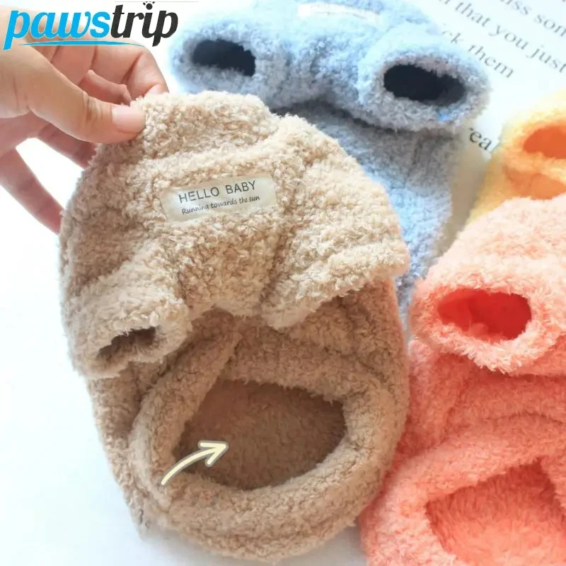 

Winter Warm Dog Sweater for Small Dogs Plush Dog Clothes Soft Puppy Coat Jacket Chihuahua Teddy Puppy Clothes Dog Supplies