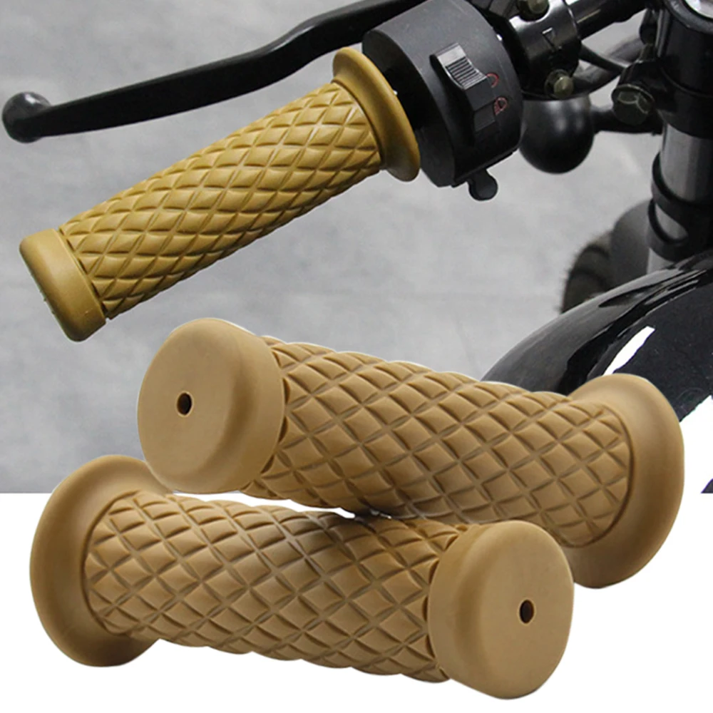 

7/8" 22mm Motorcycle Vintage Handlebar Grip Gel Brake Handle Rubber for Harley 883 CG125 Cafe Racer ATV Pit Dirt Bike Moto Parts