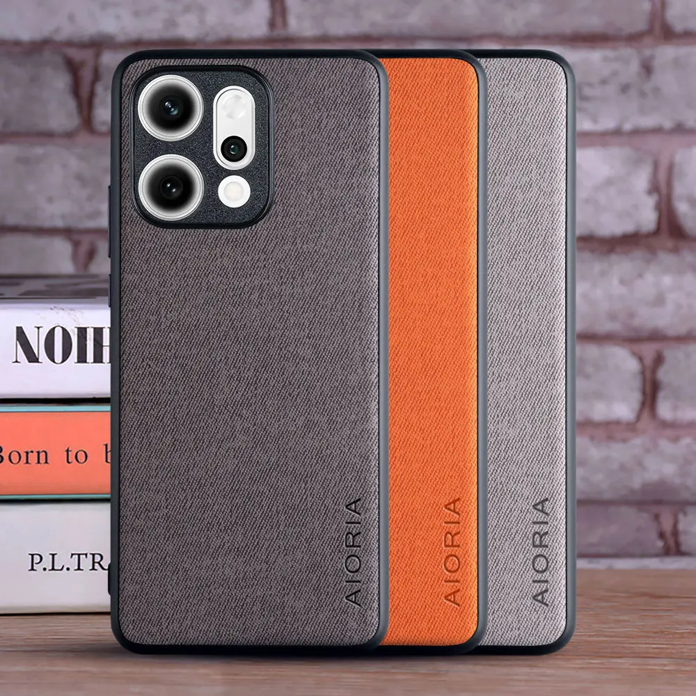 Luxury Textile Leather Phone Case Coque