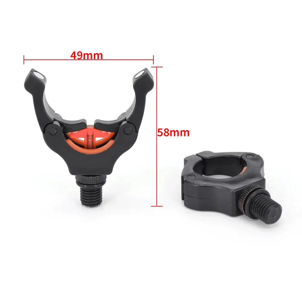 Carp Fishing Rod Rest Head Gripper for Rod Pod Holder with Magic Magnet Clips Keep Fishing