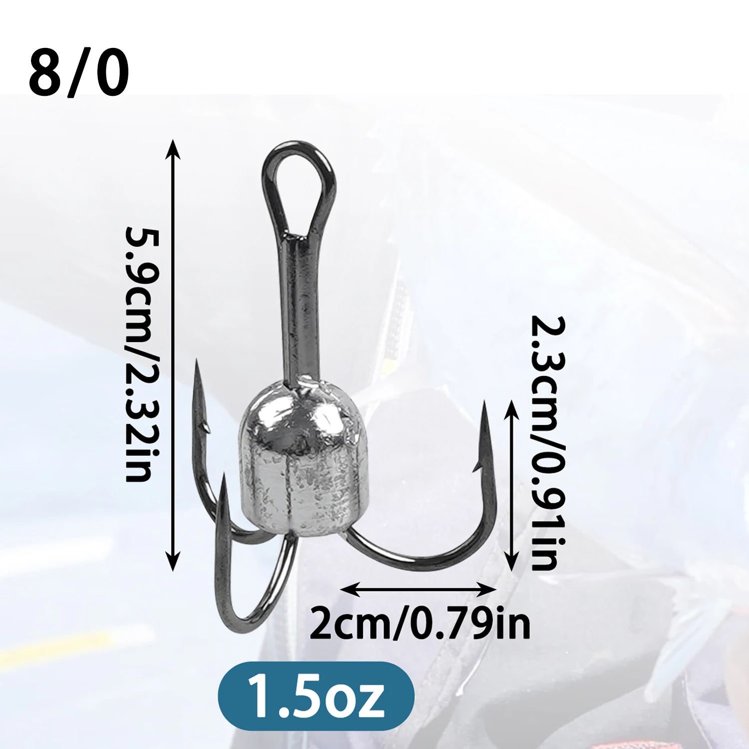 2PCS/5PCS Snagging Hooks Weighted Treble Hooks Heavy Duty Snagging Weighted  Treble Hooks Large Snag Hook Weight Treble Hooks - AliExpress 18