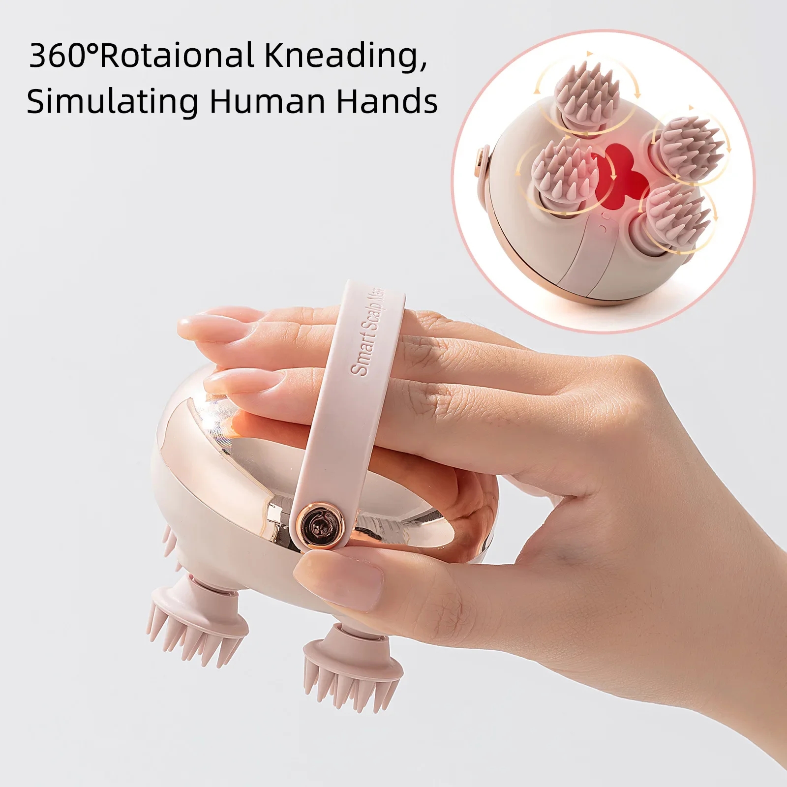 Portable Multifunctional Head Massager for Relaxation