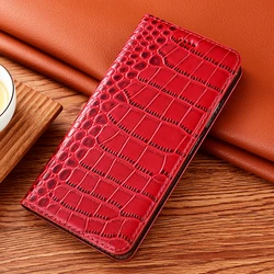 Premium Genuine Leather Flip Wallet Case - Luxurious Protective Cover for Sony Xperia 1 III (Red)