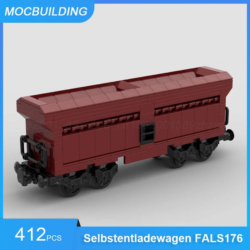 MOC Bausteine Kuppelwagen für Personenzug-Serie DIY Zusammengebaute Bausteine City Express Lehrreiche Sammlerstücke Spielzeug Geschenke – Detail 5