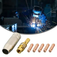 MB15 15AK MIG Welding Contact Tip 0.6mm/0.8mm/0.9mm/1.0mm/1.2mm Protective Nozzle For Rilon Riland Jasic Welding-Tool Accessory 2
