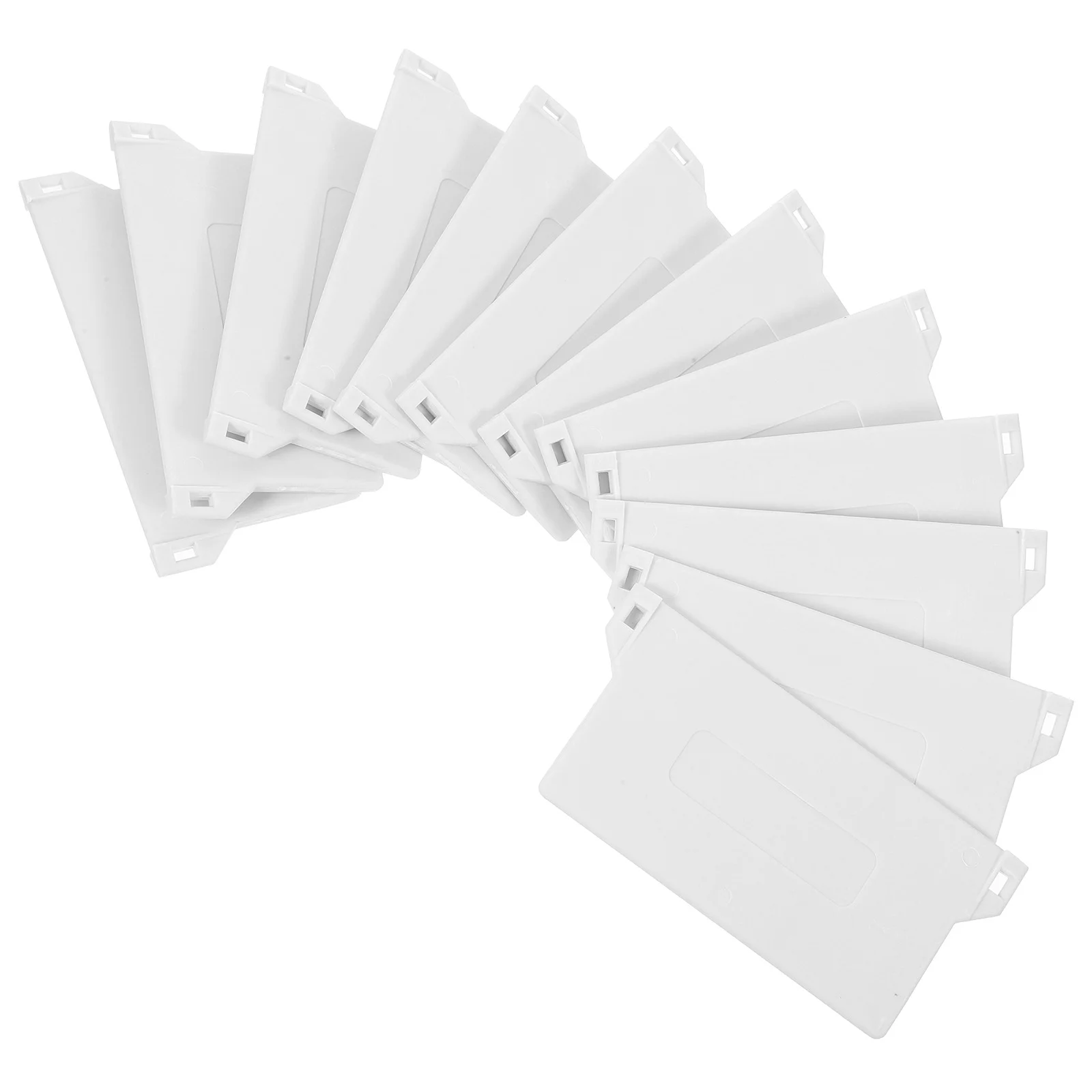 

12 Pcs Curtain Accessories Vertical Blind Bottom Plates Binds Parts Blinds Window Curtains Roller Plastic