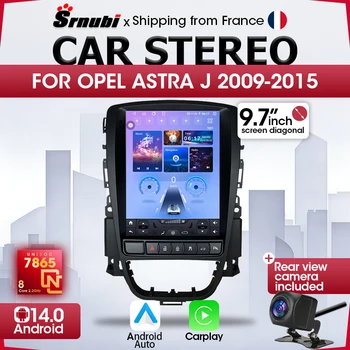 Reproductor Multimedia con Navegación GPS, Carplay y Android Auto para Opel Astra J, Vauxhall Buick Verano, Vauxhall Holden Cascada 2009-2015, Radio de Coche 2 Din, Bluetooth 5.4, DSP 1