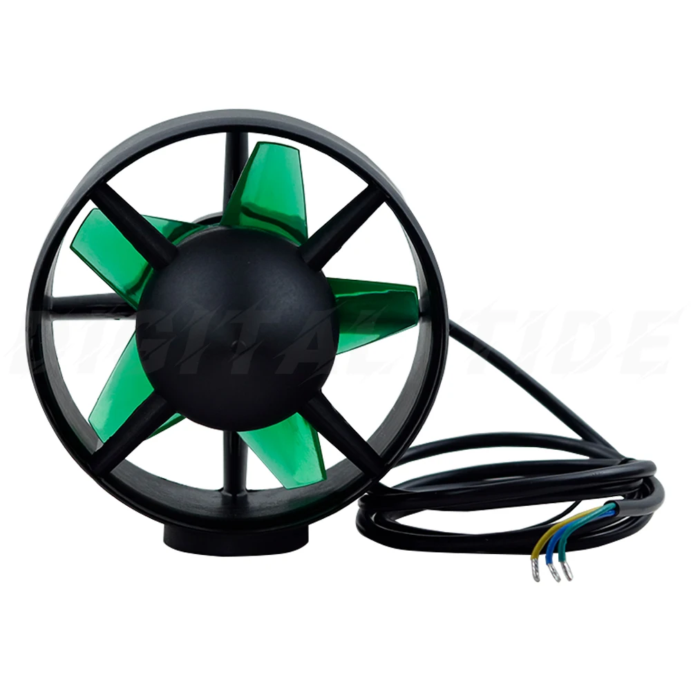 DIY 24V-48V 800W Underwater Thruster Brushless Motor 140Mm 5 Paddle Propeller 13