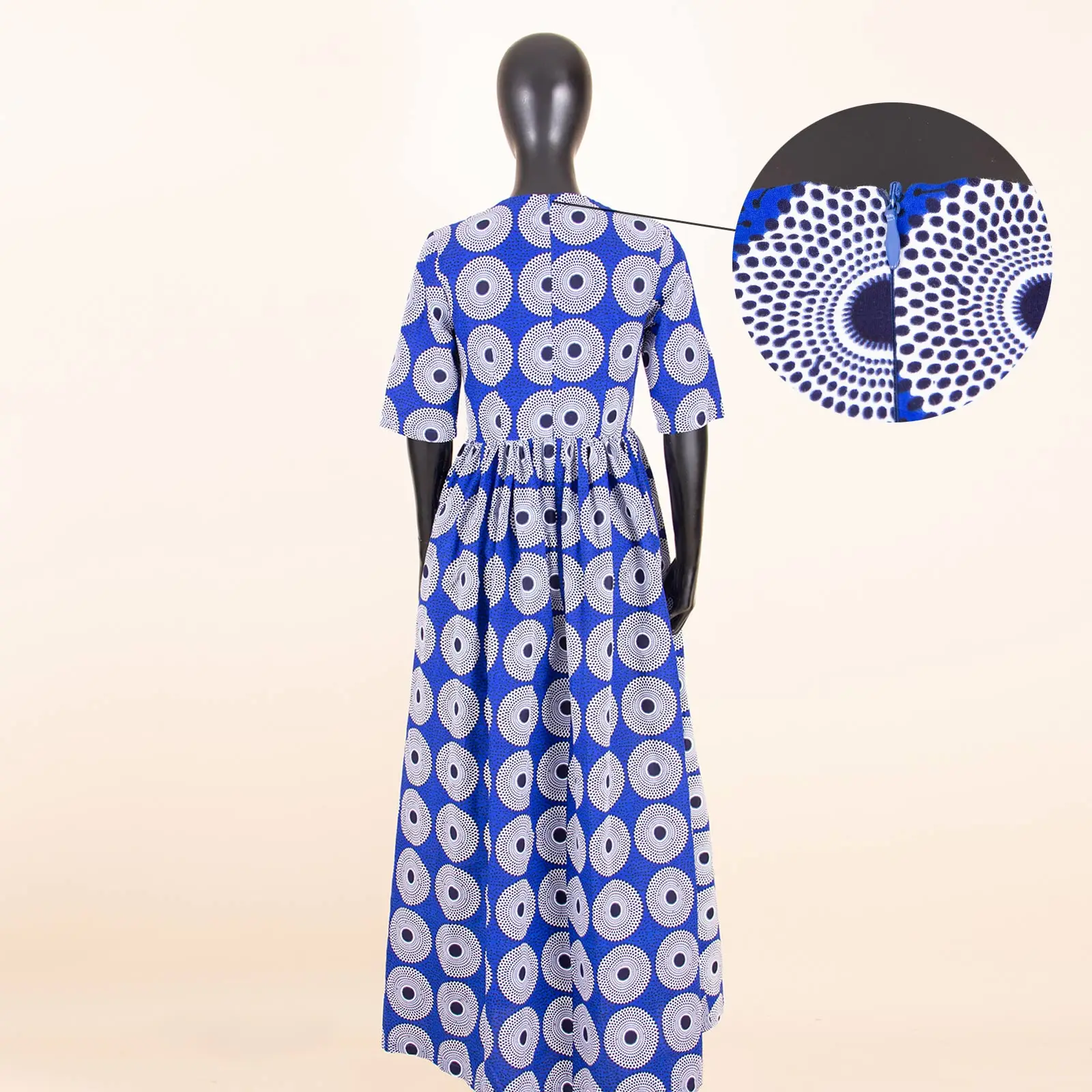 knee length dresses for ladies Dolly Elegant Purple Off Shoulder Short Sleeve Print Long Loose Dress-ABUELA (V) M / As Shown main image 0