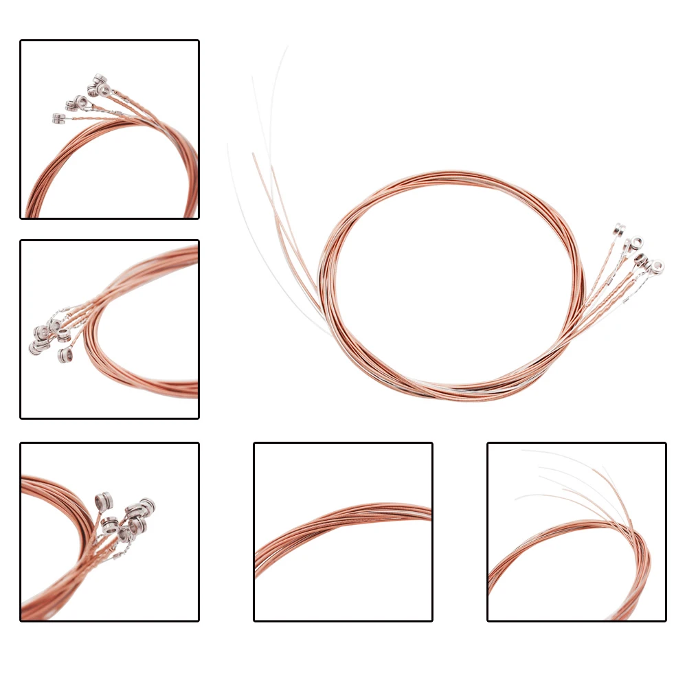 Description Picture 5 of itemIRIN Acoustic Guitar Strings Set Stainless Steel Core Copper Alloy Wound Stringed Instrument Guitar Parts & Accessories