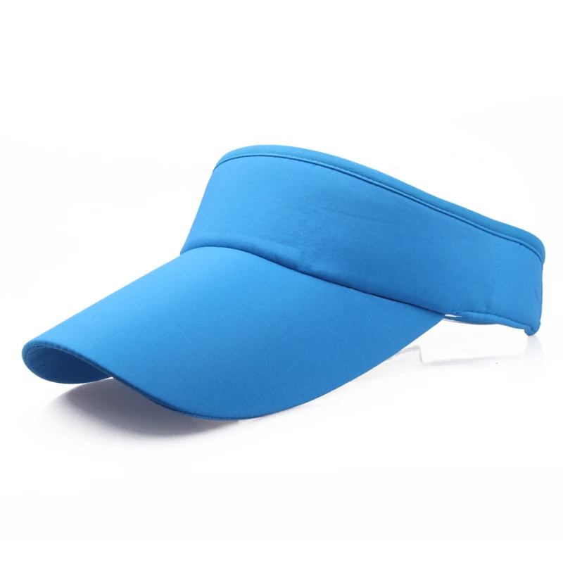 Customized Logo Printed Visors For Men Women Empry Top Hats Ladies Outdoor Sports Tennis Sunhat breathable cap gorra Wholesale 2