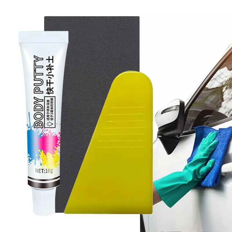 

Body Filler For Car Dents Quick Dry Automotive Paint Chip Repair Filler Auto Scratch Repair For Car Polishing Car Detailing Deep