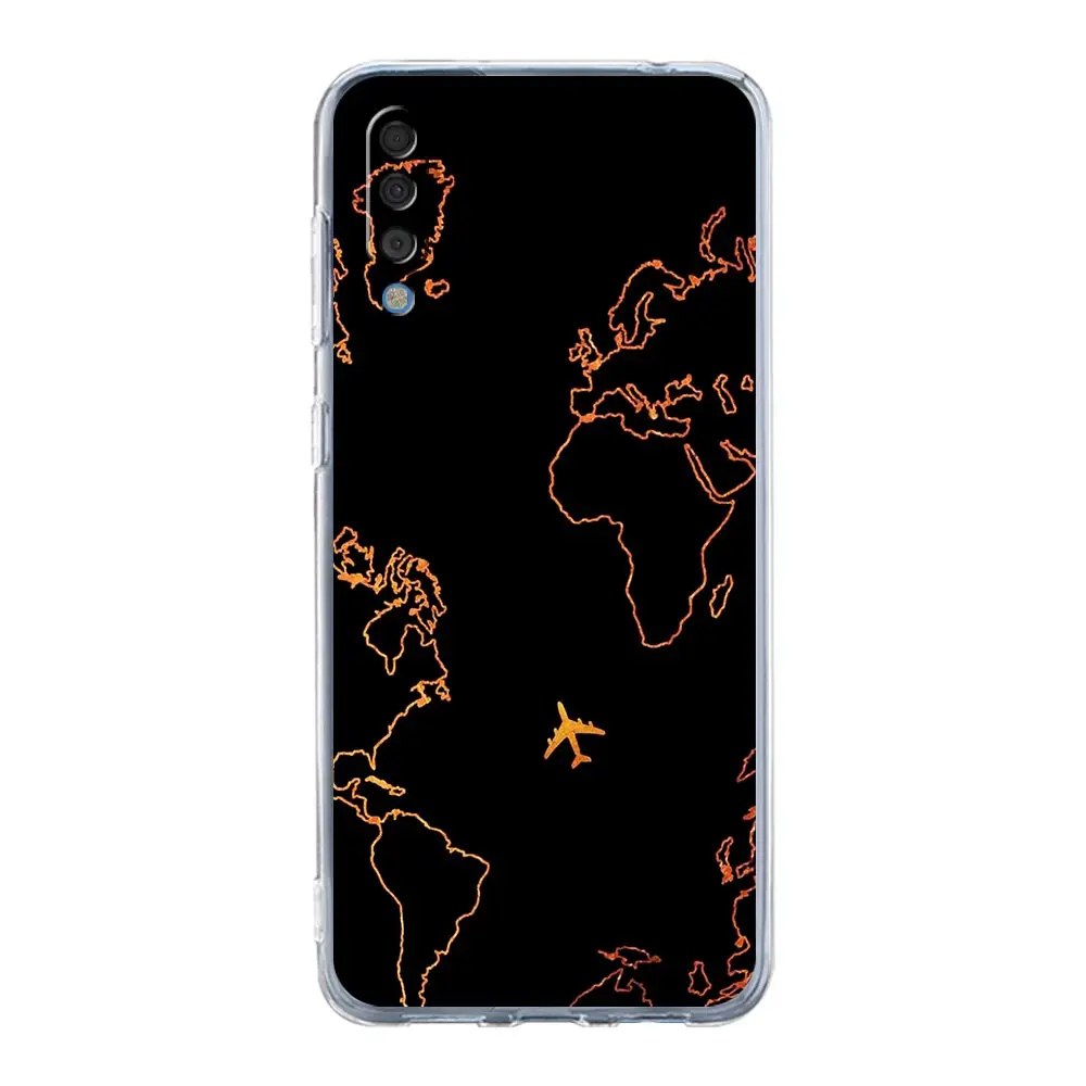 World Map Scenery Direction Phone Case