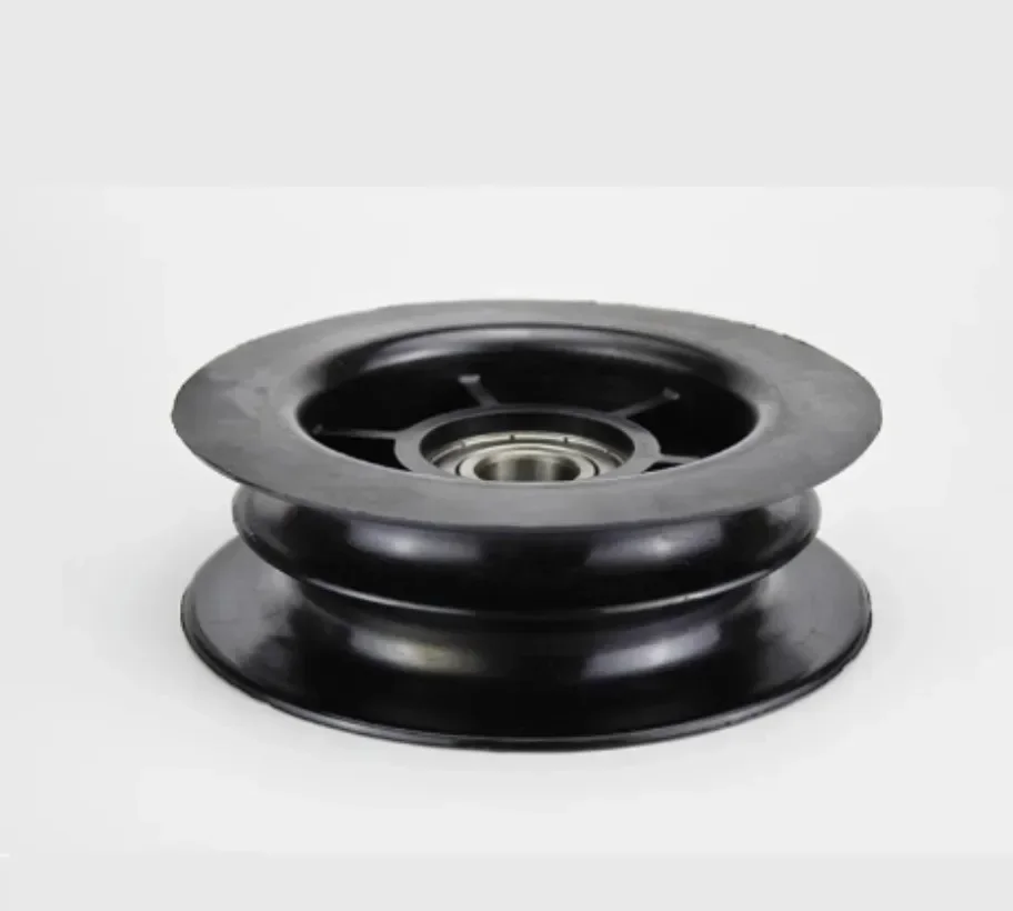 Forklift Accessories Nylon Pulley Plastic Door Frame Wheel Double Slot Bearing &phi;20mm