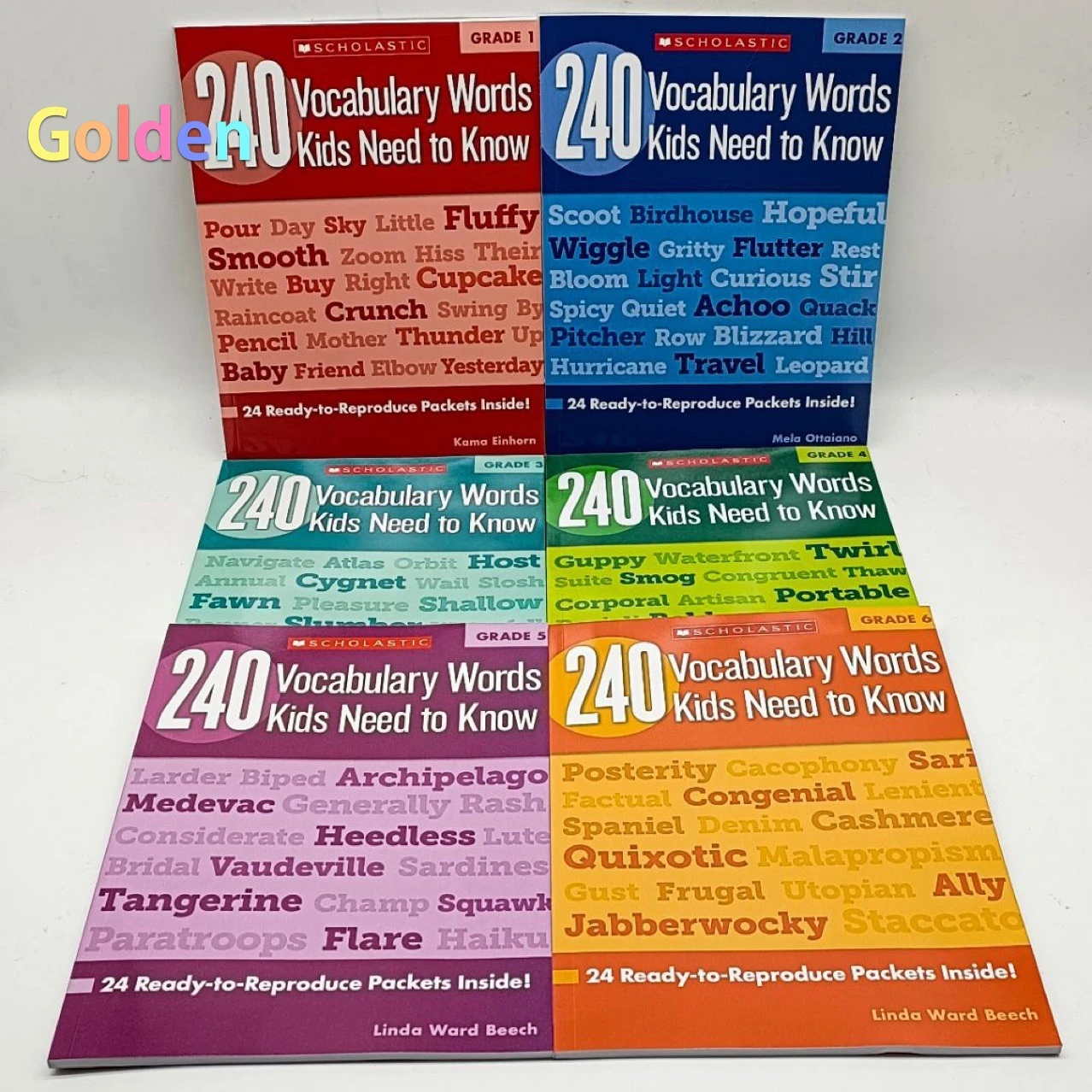 Libro de aprendizaje de palabras para niños, 6 libros educativos estuche de 240, 240| | - AliExpress