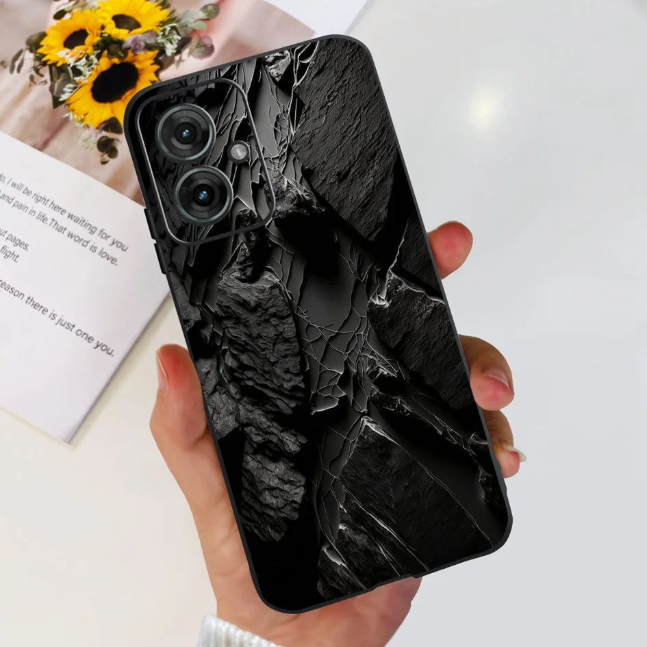 Lovely Cartoon Soft Silicone Back Protective Case Cover - Moto G55 5G