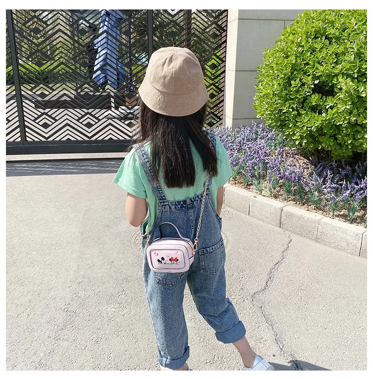 Disney dos Desenhos Bolsa de Ombro Bolsa de Jóias Animados Mickey Crianças Portátil Mini Mensageiro Pequeno Quadrado Bolsa Menina Moeda-operado Pequena 14 Computers & Electronics
