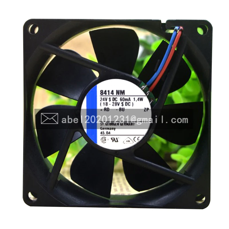 

BRAND NEW ORIGINAL 8414NM 8414 NM DC 24V COOLING FAN 8025 8CM 80*80*25MM