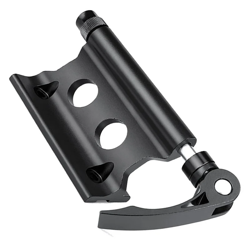 HOES-2X Bicycle Bike Front Fork Quick Release Retaining Clip Dismountable Attaching Clamp Portable Cycling Part Black