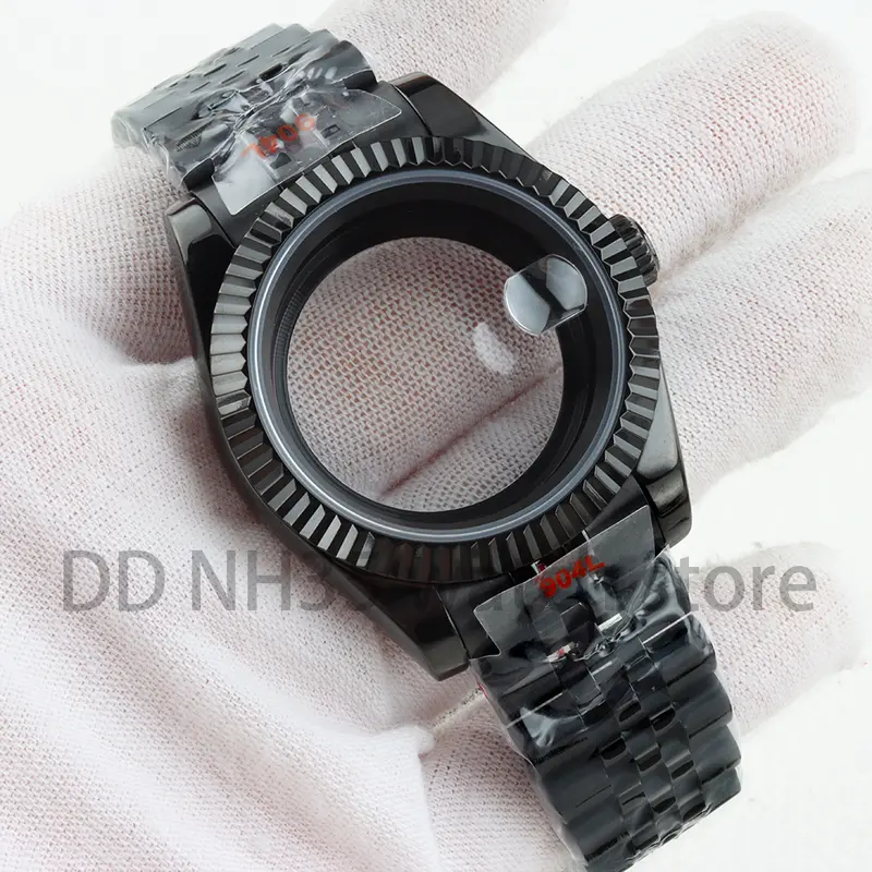 36mm/39mm NH35 Watch Case Sapphire Glass 20mm Solid 316L Stainless Steel Bracelet for Datejust NH35 NH36 Movement 28.5mm Dial - Image 13