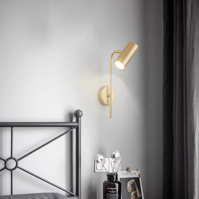 Rotatable LED Wall Lamp Bedroom Bedside Read Interior Home Decor Sconce