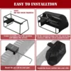 MAGORUI Brass Catcher Quick Mount Release Shell Catcher with Detachable Picatinny Heat Resistant Nylon Mesh for Rifle 3