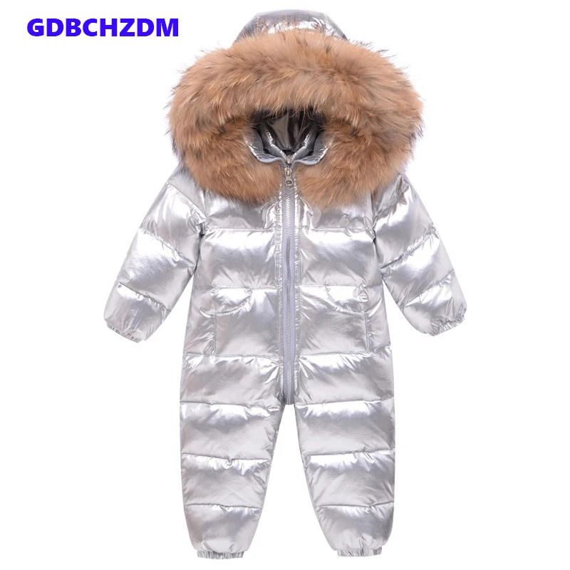 

Russia Children Clothing Winter Down Jacket Boy Outerwear Coat Thick Waterproof Snowsuit Baby Girl Clothes Parka Infant Overcoat