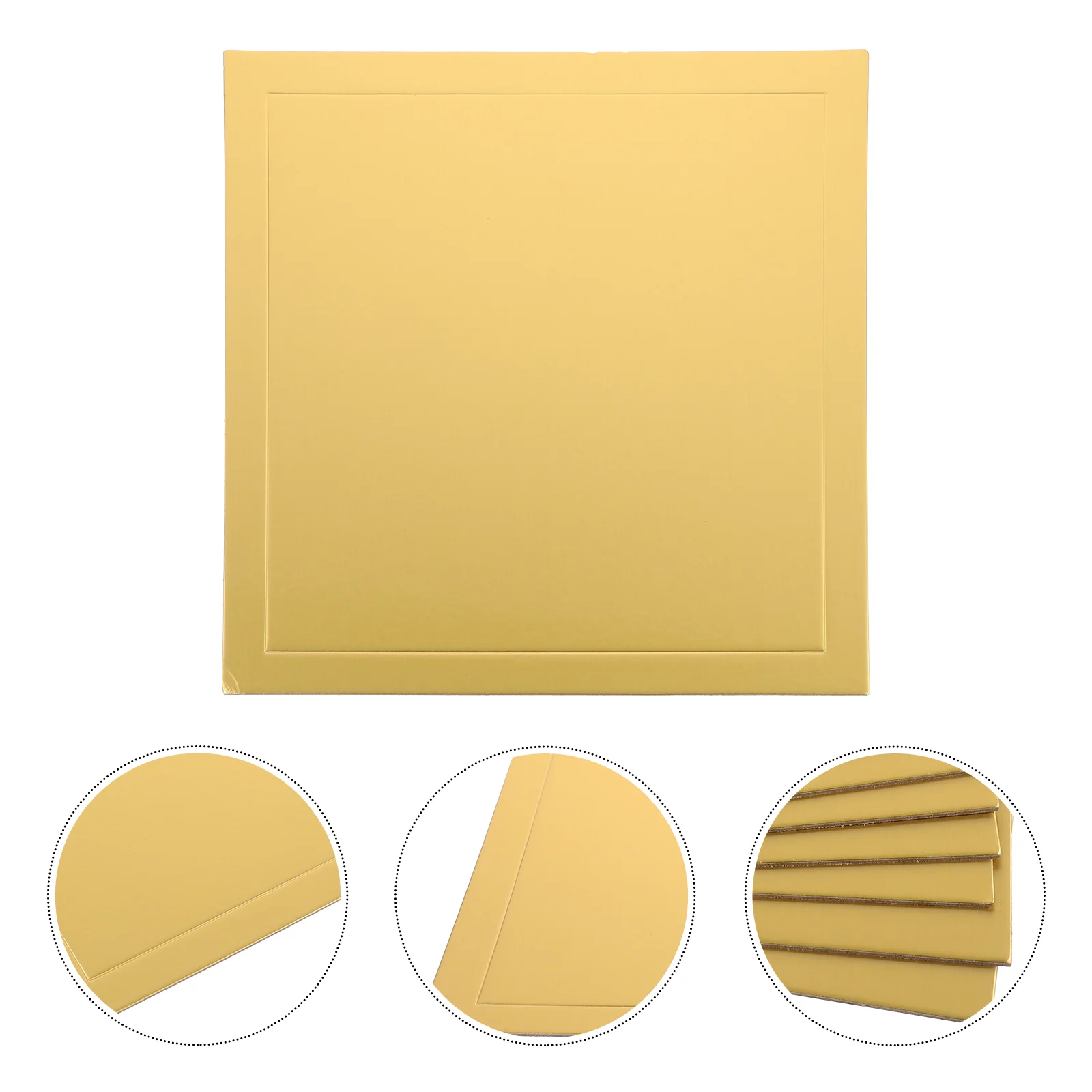 

10pcs Cake Boards Square Cardboard Cake Platter Board Cake Base Trays for Baking