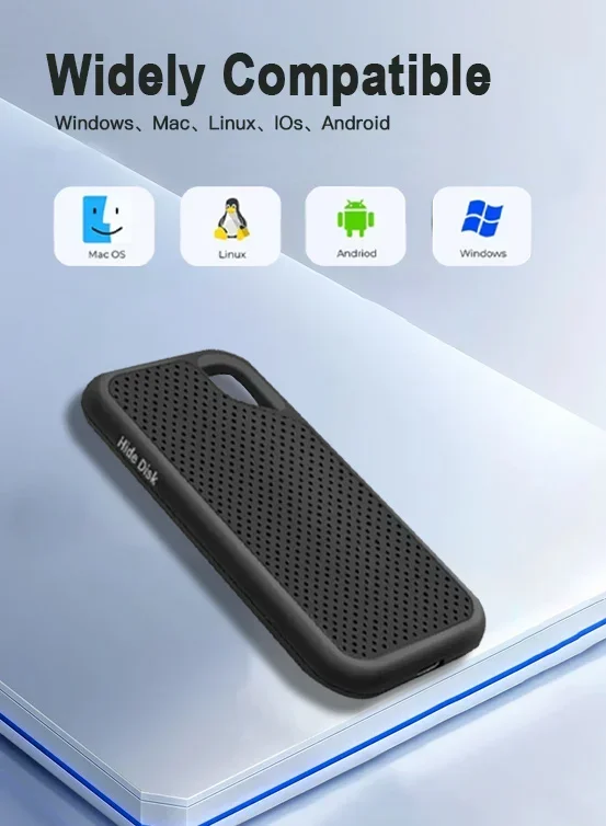 External Hard Drive 128TB 256TB Xiaomi Portable SSD USB 3.1 Type-C Interface Storage Device Laptop