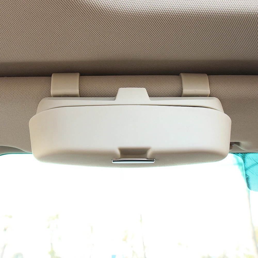Car Sun Visor Glasses Case for FIAT 500 Ducato Punto Tipo Grande Panda Bravo Croma 595
