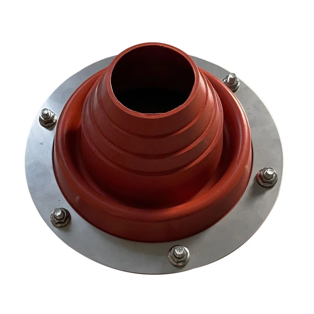 Silicone Tent Stove Jack High Temp Wood Burner Flue Pipe Fitting Round Base  Roof Pipe Flashing for Sheds Outdoor Camping Boats - AliExpress