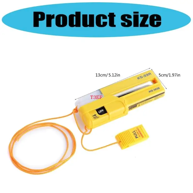 T3EF Waterproof Locator Beacon with Long Battery Life for Reliable Navigation Tracking Marine and Wilderness