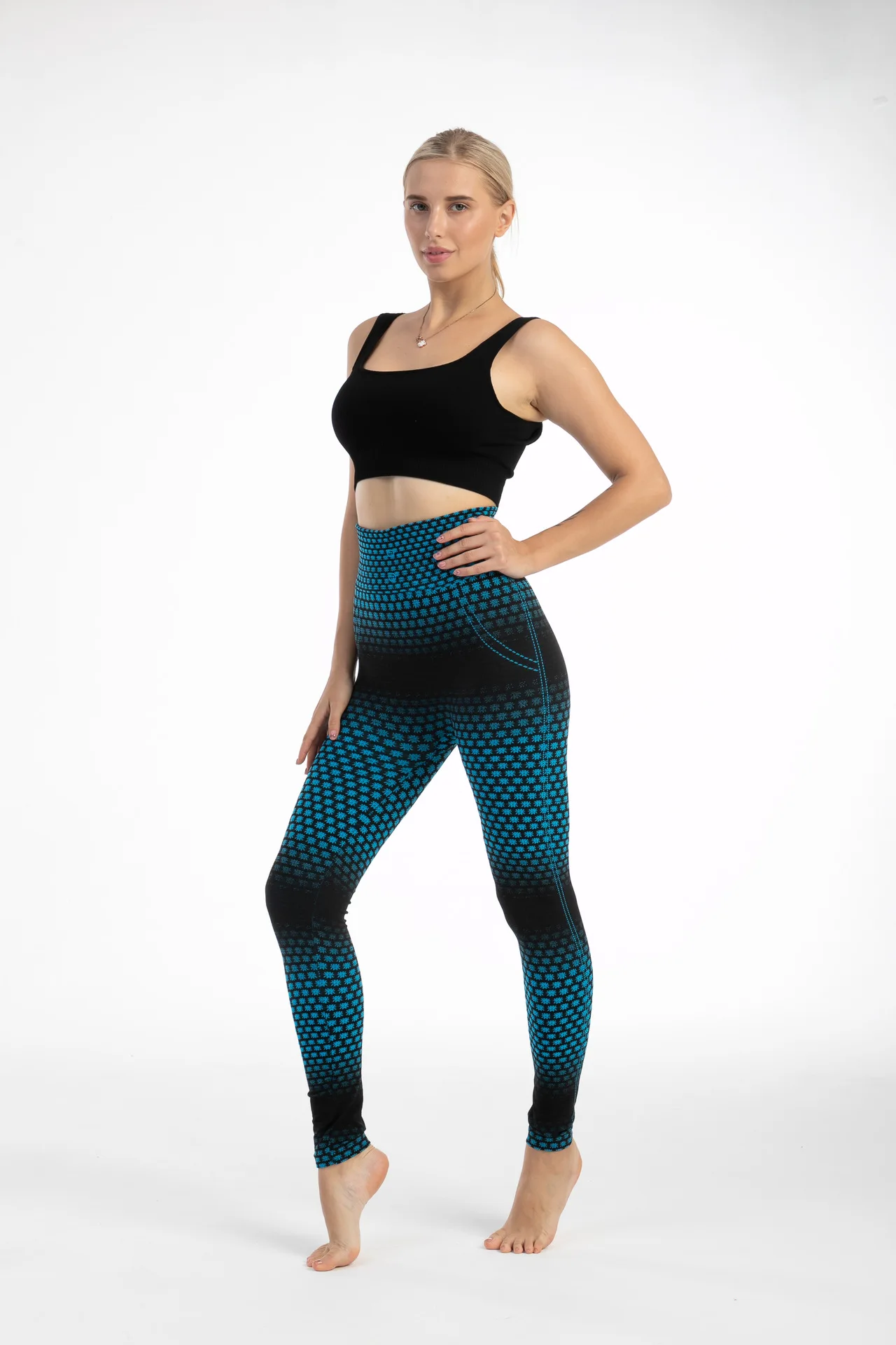 Fashion Gradient Leggings Women's High Stretch Leggings Slim Fit Hip Lift Spanx Leggings Lady Sexy Yoga Pants 24 Sc0ad146fee974896ab8286b42e30e725L