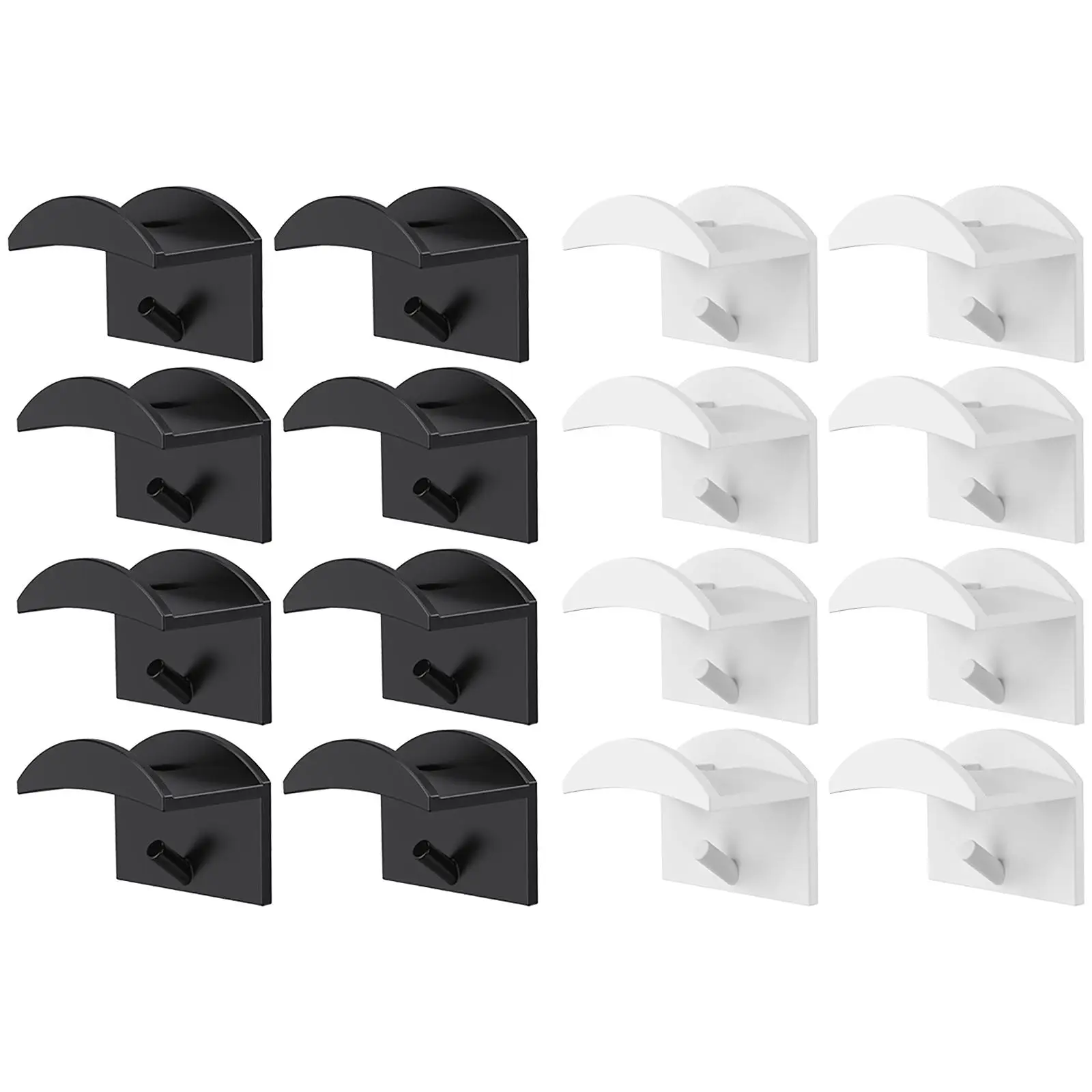 

2-6pack Wall Mount Hat Hooks Coat Racks Hook Stick On Storage for Towel Bag