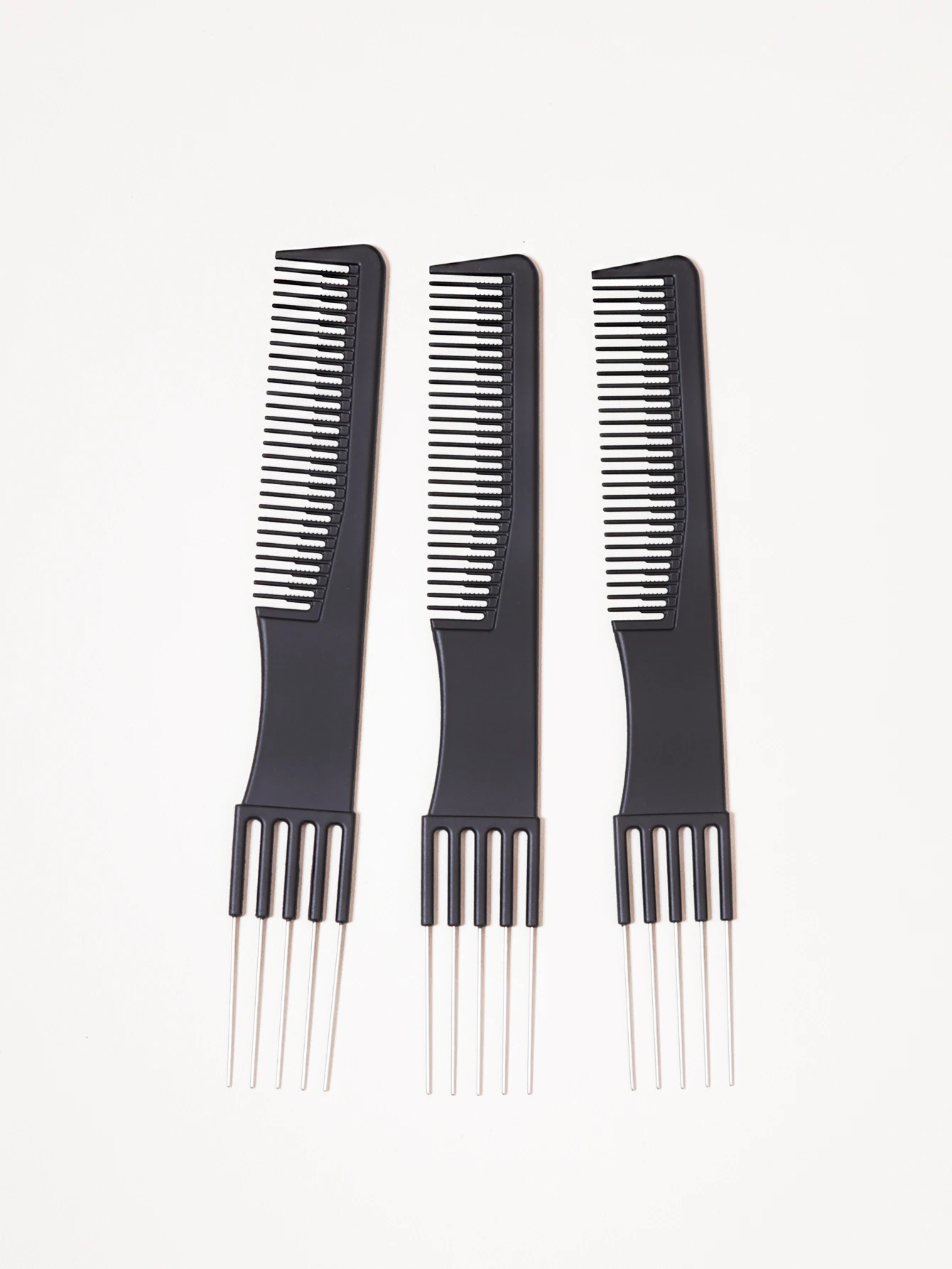 3 قطع من أمشاط صبغ الشعر الاحترافية بتصميم مزدوج م...