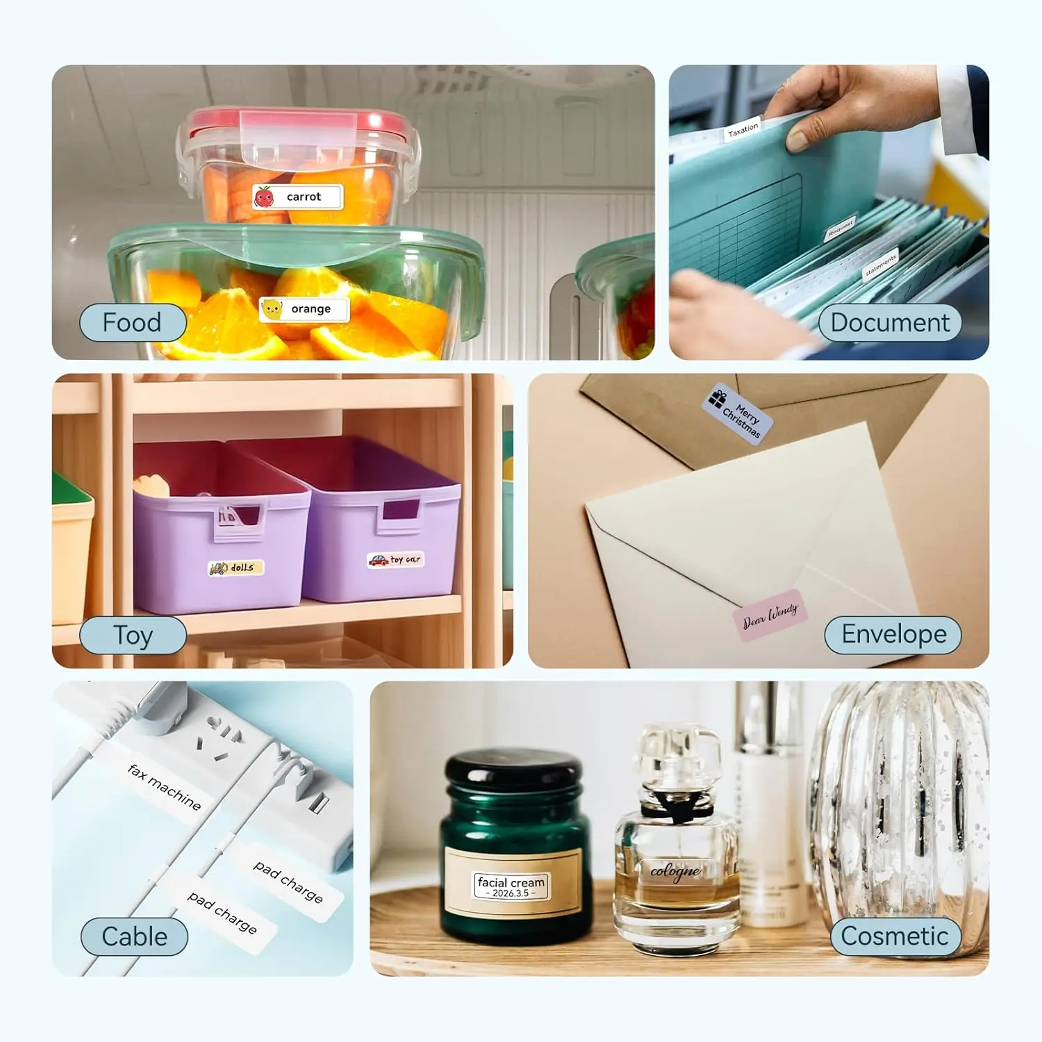 300dpi Niimbot D11H Thermal Printer Wireless Pocket Adhesive Labeller D110M Upgraded Mini Sticker Maker & Thermal Cable Sticker