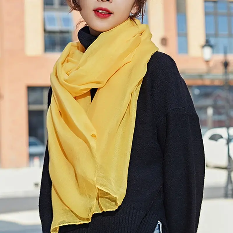 Women Neck Scarf Cotton Linen Scarf Women Designer Luxury Spring Winter Warm Scarfs Pashmina Hijabs Scarves Shawls Wraps Foulard Headband