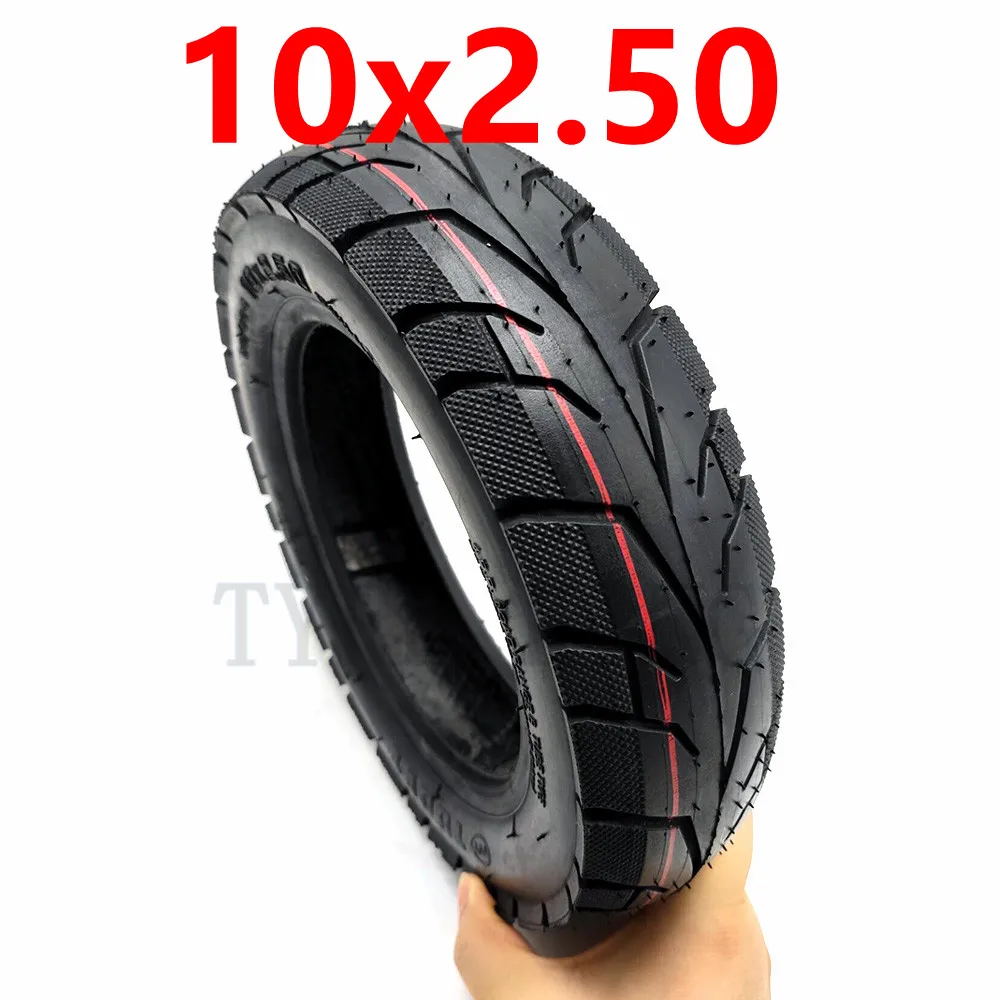 High Quality 10x2.50 Inner Outer Tyre 10 inch Pneumatic Tire for Electric Scooter Accessories