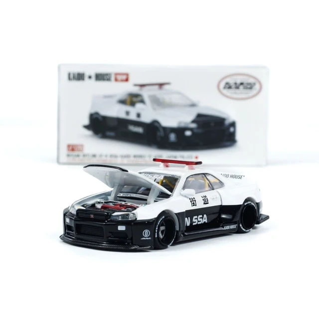 Kaido House MINIGT Datsun s30 030 R34 076 modelo de carro em liga