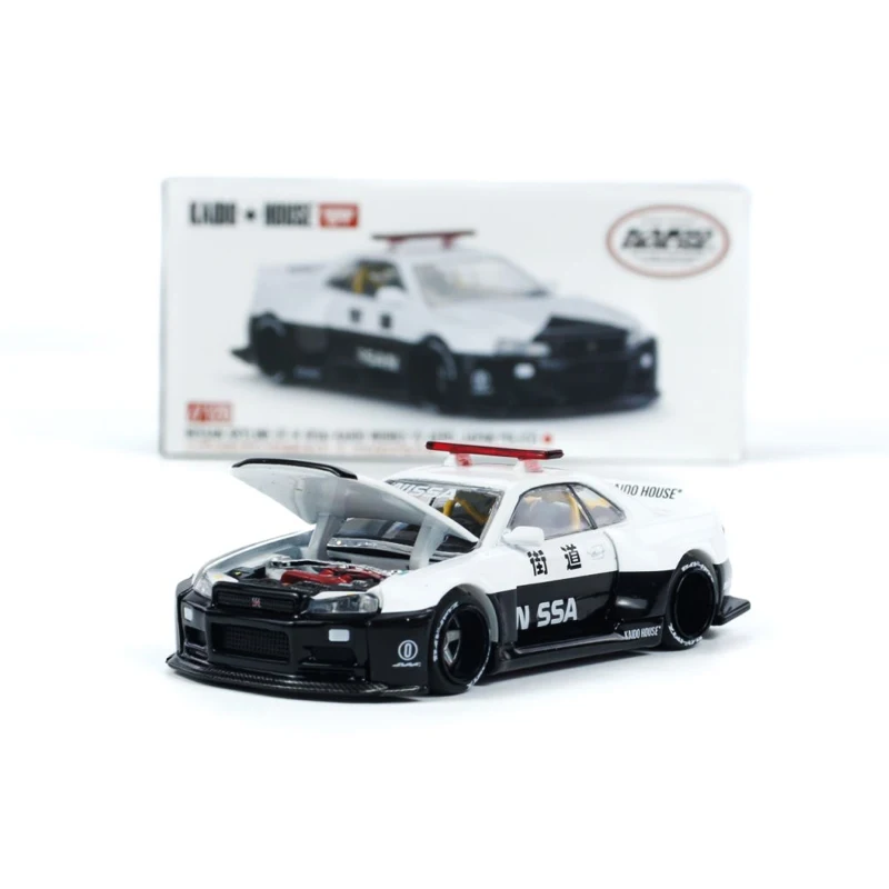 MINI-GT 1/64 日産GT-R R33 希少なシークレット チェイスカー MINI GT No.