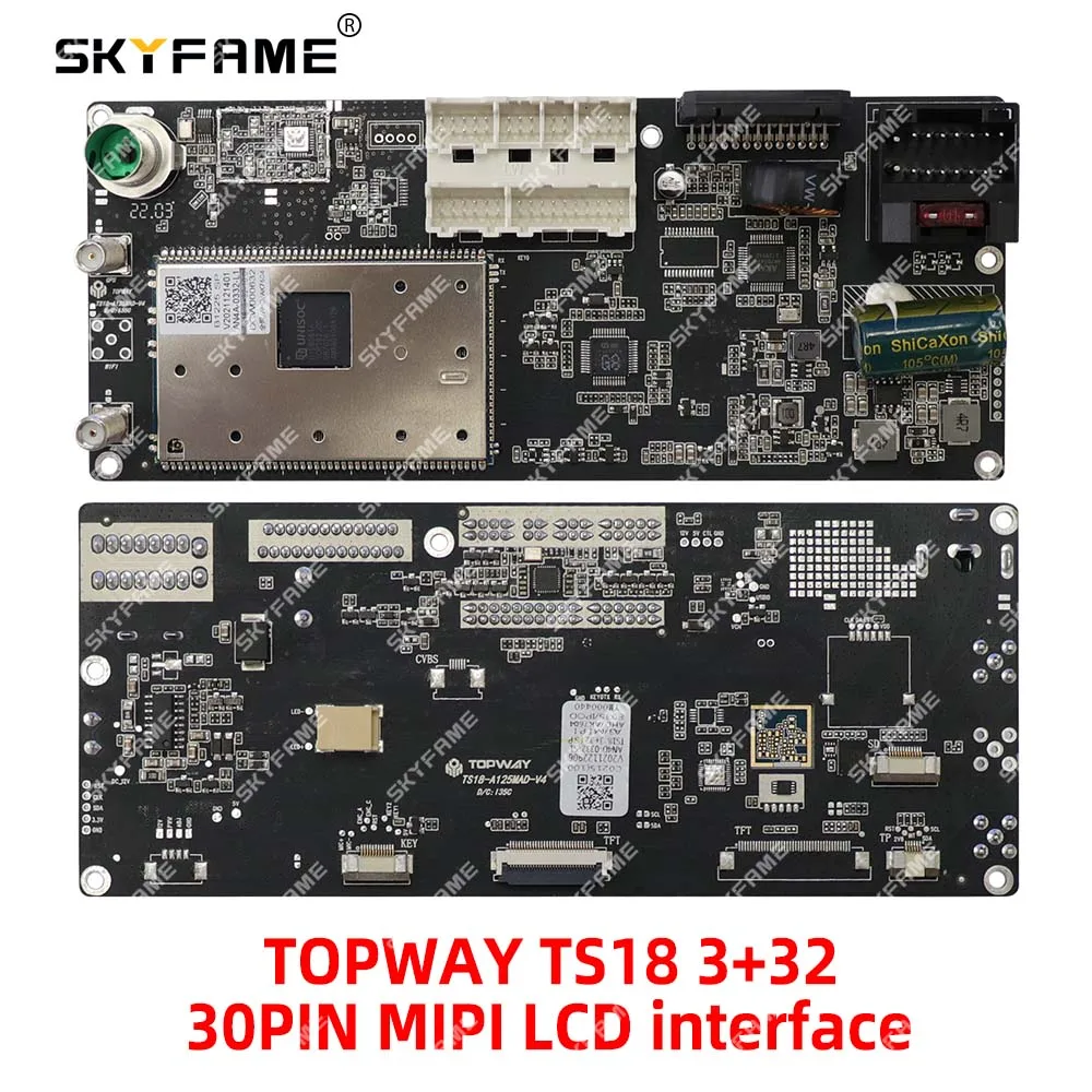 TOPWAY TS18 마더 보드 PCB/메인 보드 3GB Ram/32GB Rom 차량용 멀티미디어 안드로이드 네비게이션 시스템 ...