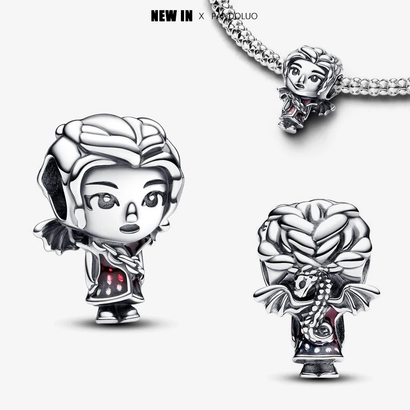 Disney Game of Thrones Charm Beads Fits Pandora Bracelet For Women Silver Pendant Earrings Ring Necklace DIY silver jewelry Gift